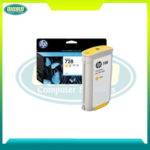 HP 728 130-ml Yellow Design Jet Ink Cartridge (F9J65A) - OXORD - Image 2